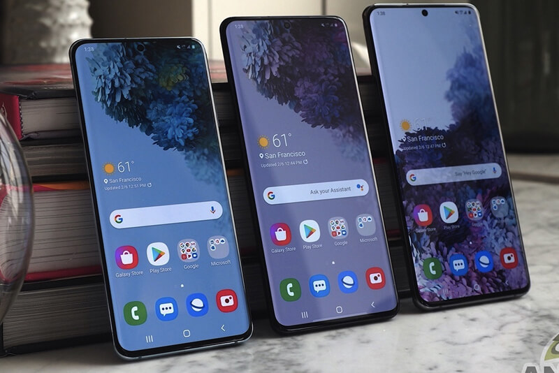 Comparaison des modèles Samsung Galaxy S21, S21+ et S21 Ultra reconditionnés, offrant un excellent rapport qualité-prix.