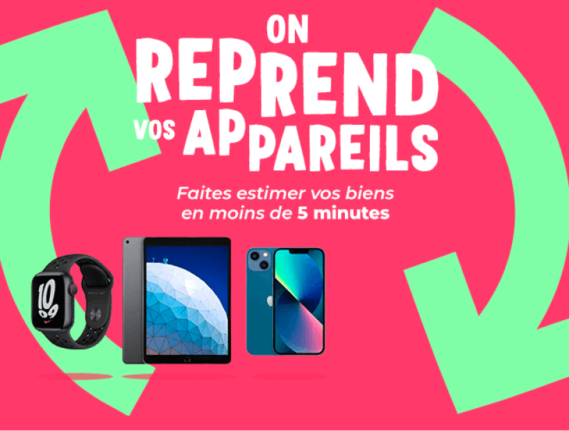 Bannière de l'offre de reprise d'appareils chez Cdiscount