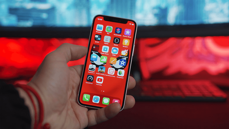 l'iOS de l'iPhone 12
