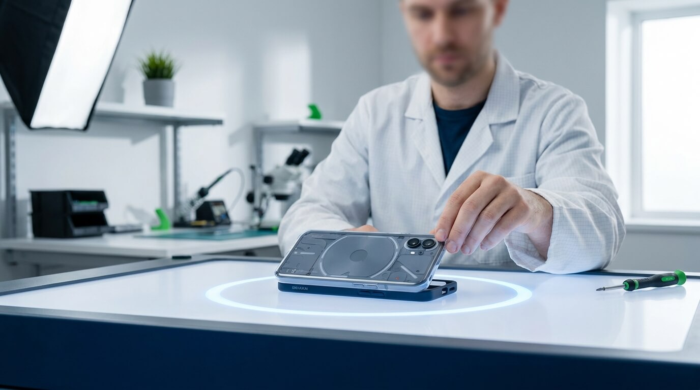 Illustration du Fairphone 6 reconditionné proposé par le fabricant néerlandais