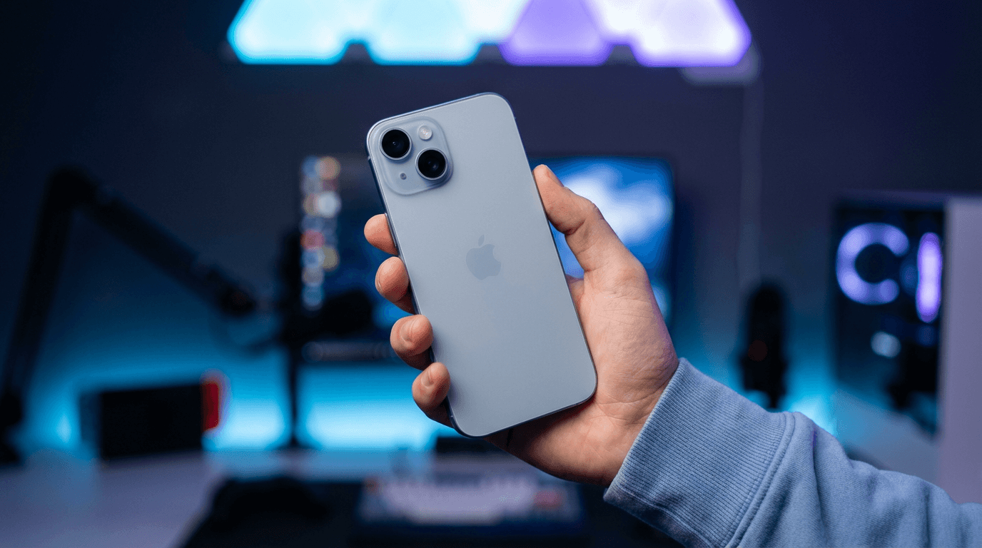 Bannière promotionnelle pour l'iPhone 15 128Go en reconditionné