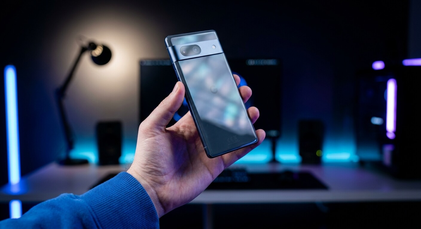 Bannière promotionnelle du Google Pixel 7a 128Go