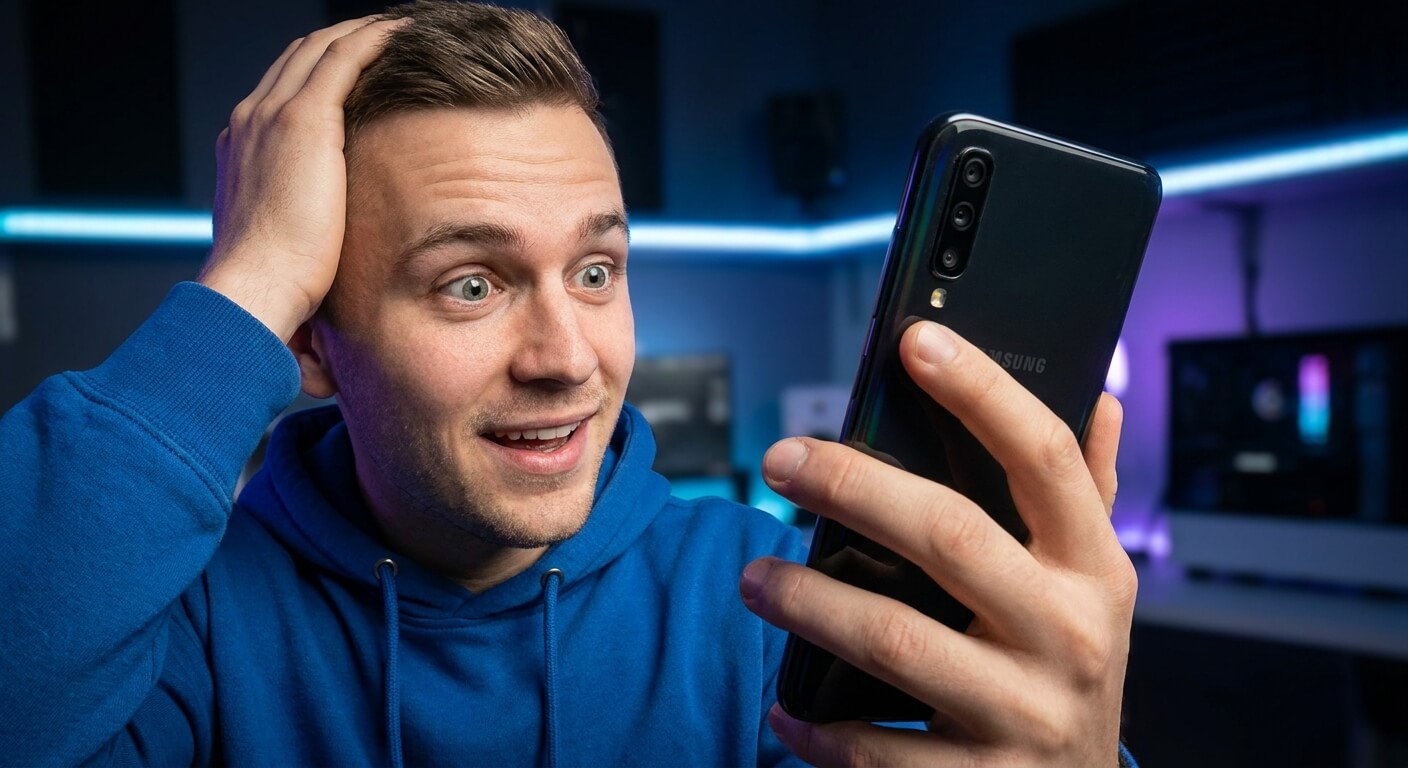 Bannière promotionnelle estivale pour le Samsung Galaxy A70 128Go