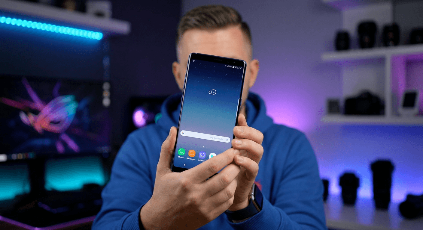 Bannière promotionnelle du Samsung Galaxy Note 8 64Go