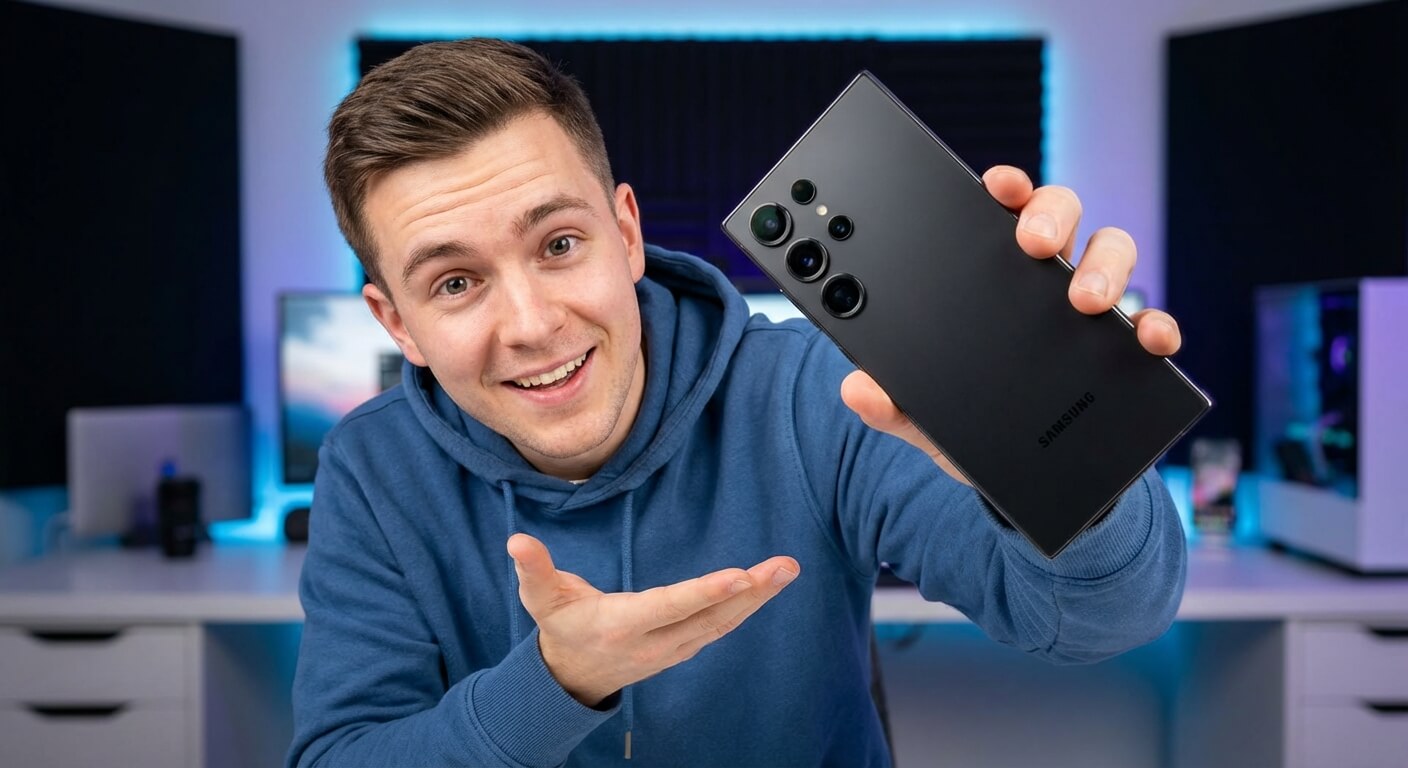 Bannière promotionnelle Samsung Galaxy S25 Ultra 512Go - Offre Recommerce