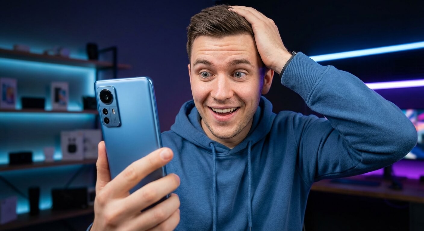 Bannière promotionnelle mettant en avant l'offre exceptionnelle sur le Xiaomi 12 256Go