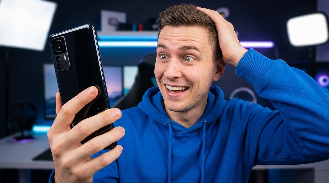 Bannière promotionnelle affichant le Xiaomi 12 Pro 256Go en réduction