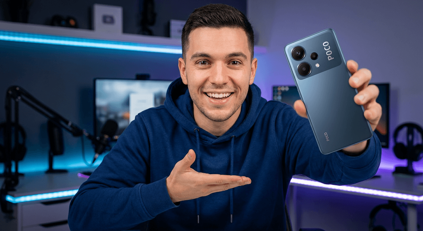 Bannière promotionnelle du Xiaomi Poco M6 Pro 256Go en offre reconditionnée