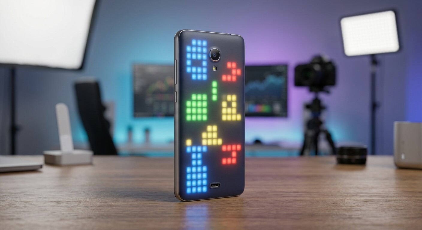 Bannière promotionnelle de l'Alcatel A5 LED reconditionné
