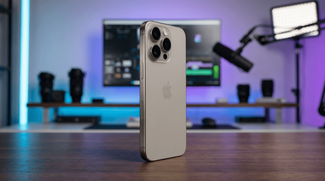 Bannière promotionnelle de l'iPhone 15 Pro reconditionné chez Reepeat