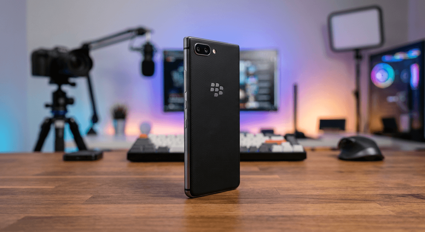 Bannière promotionnelle du BlackBerry KEYone reconditionné