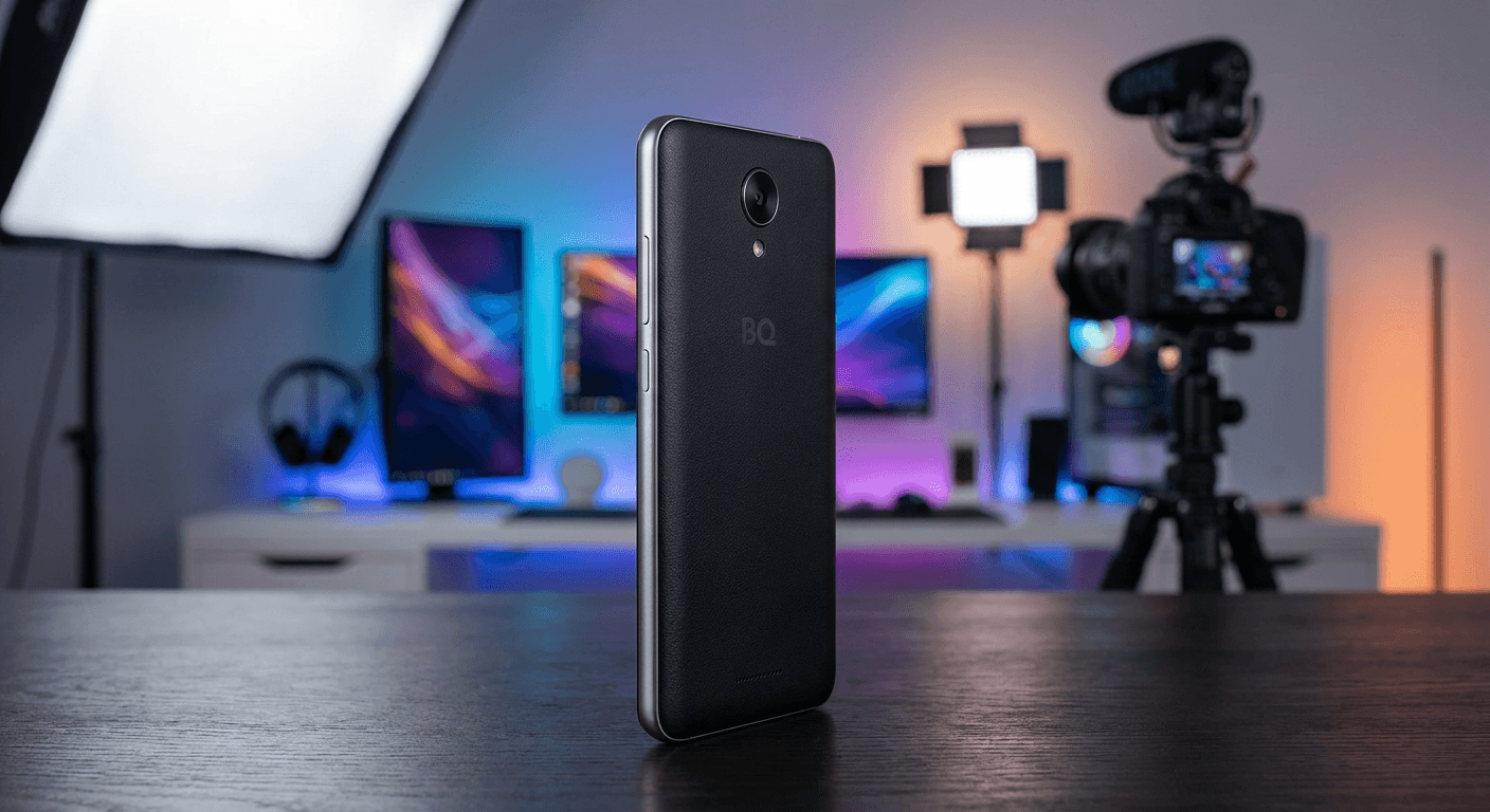 Bannière promotionnelle du smartphone BQ Aquaris M5 reconditionné