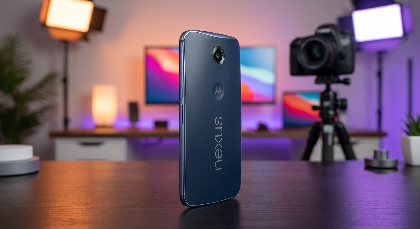 Bannière promotionnelle du Google Nexus 6 reconditionné