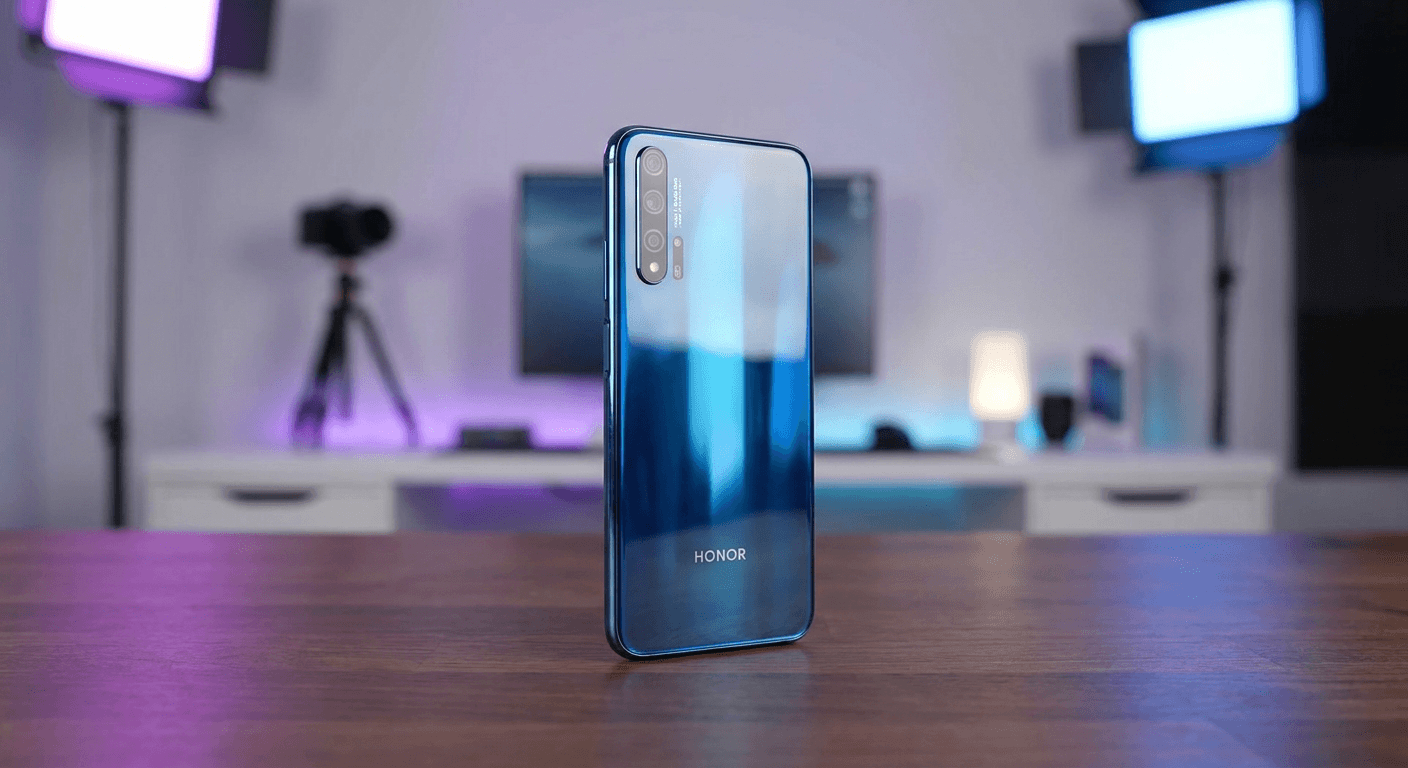 Bannière promotionnelle du Honor 20