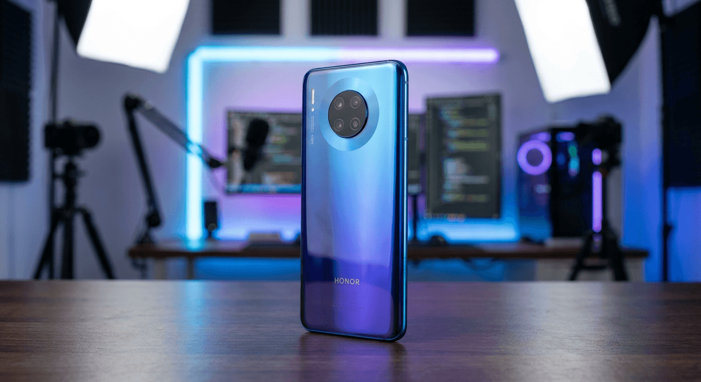 Bannière promotionnelle du smartphone Honor View 20 reconditionné