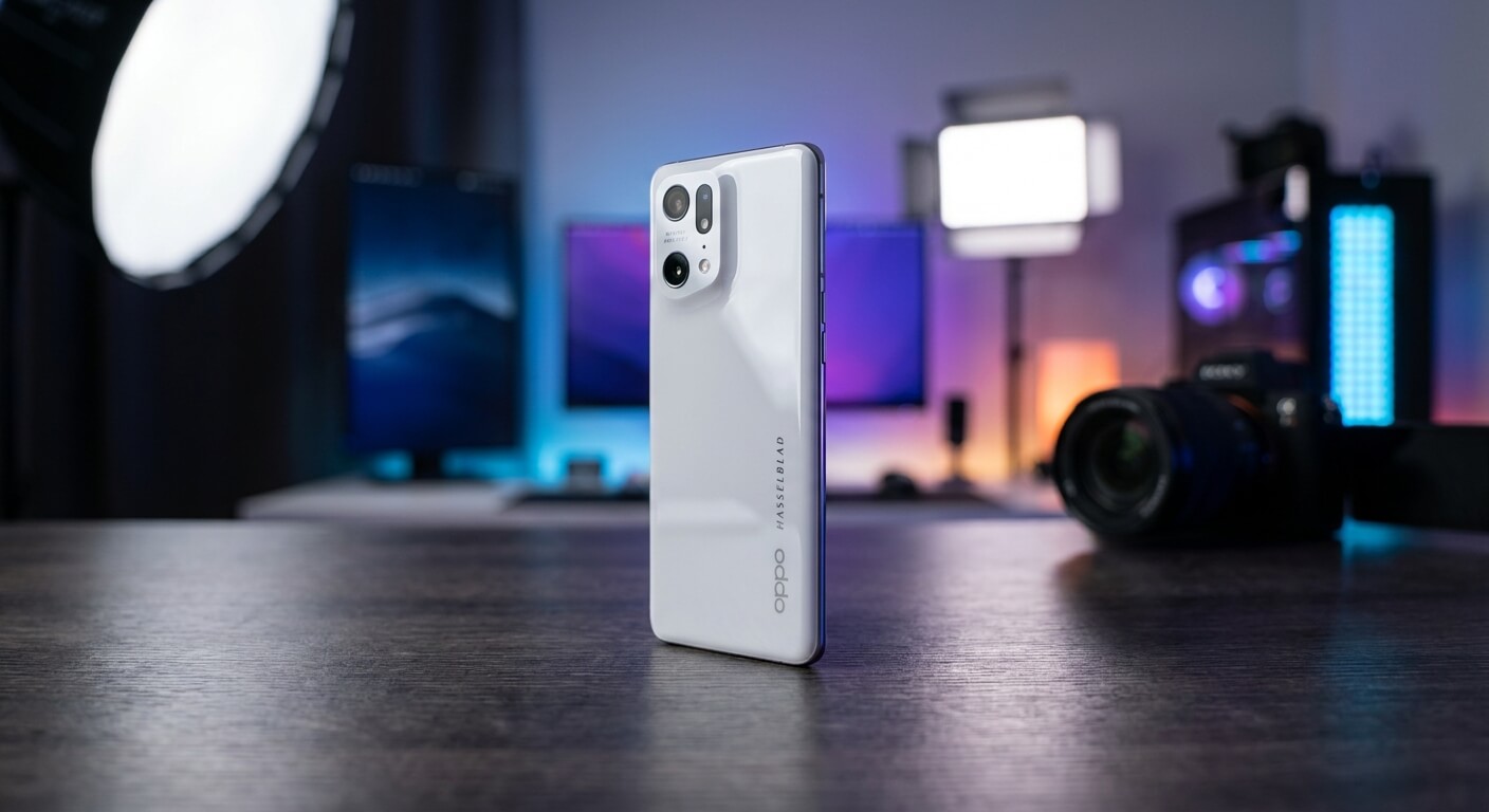 Bannière promotionnelle présentant l'Oppo Find X5 Pro en version reconditionnée