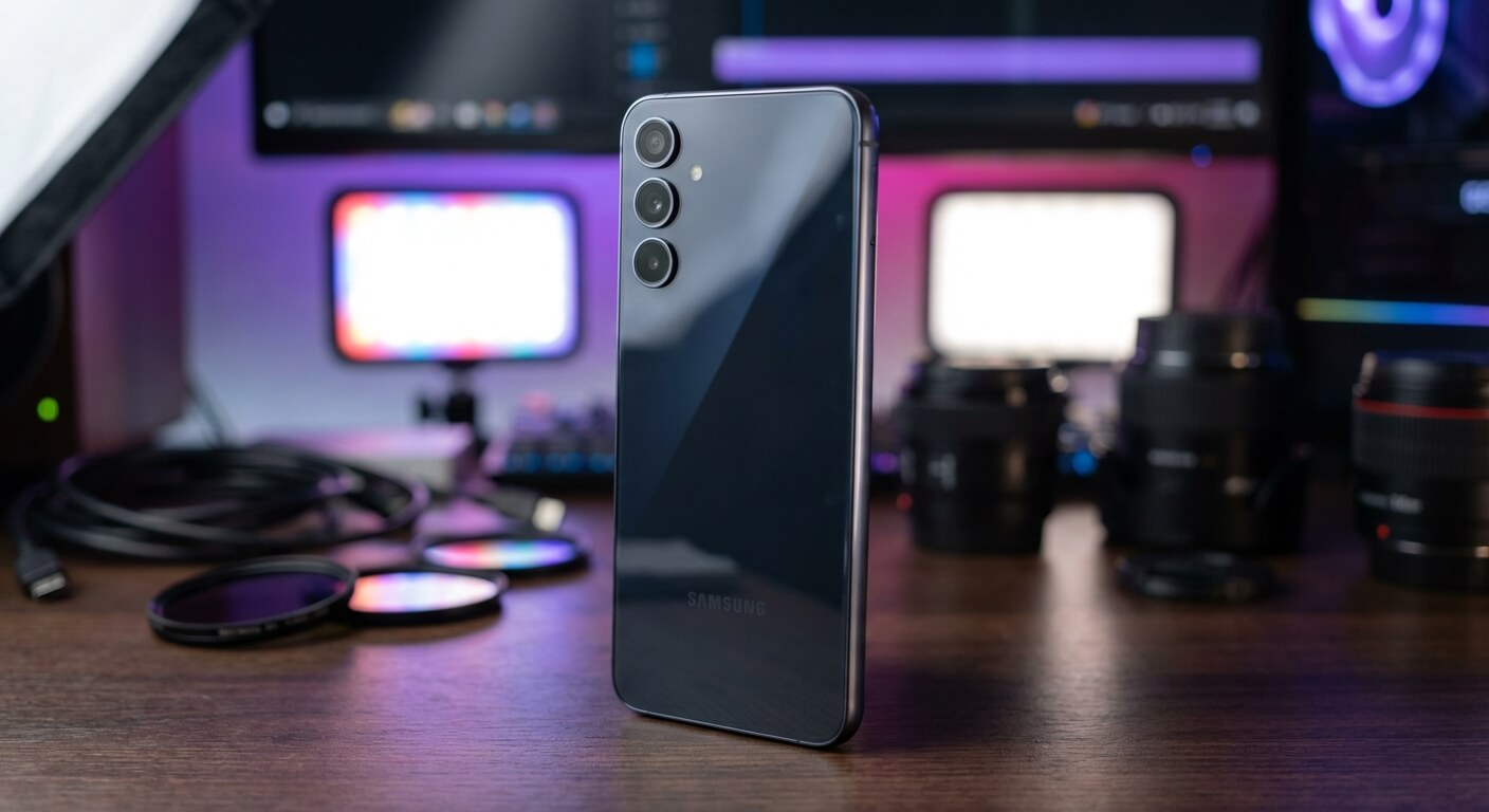 Bannière promotionnelle du Samsung Galaxy A56 reconditionné