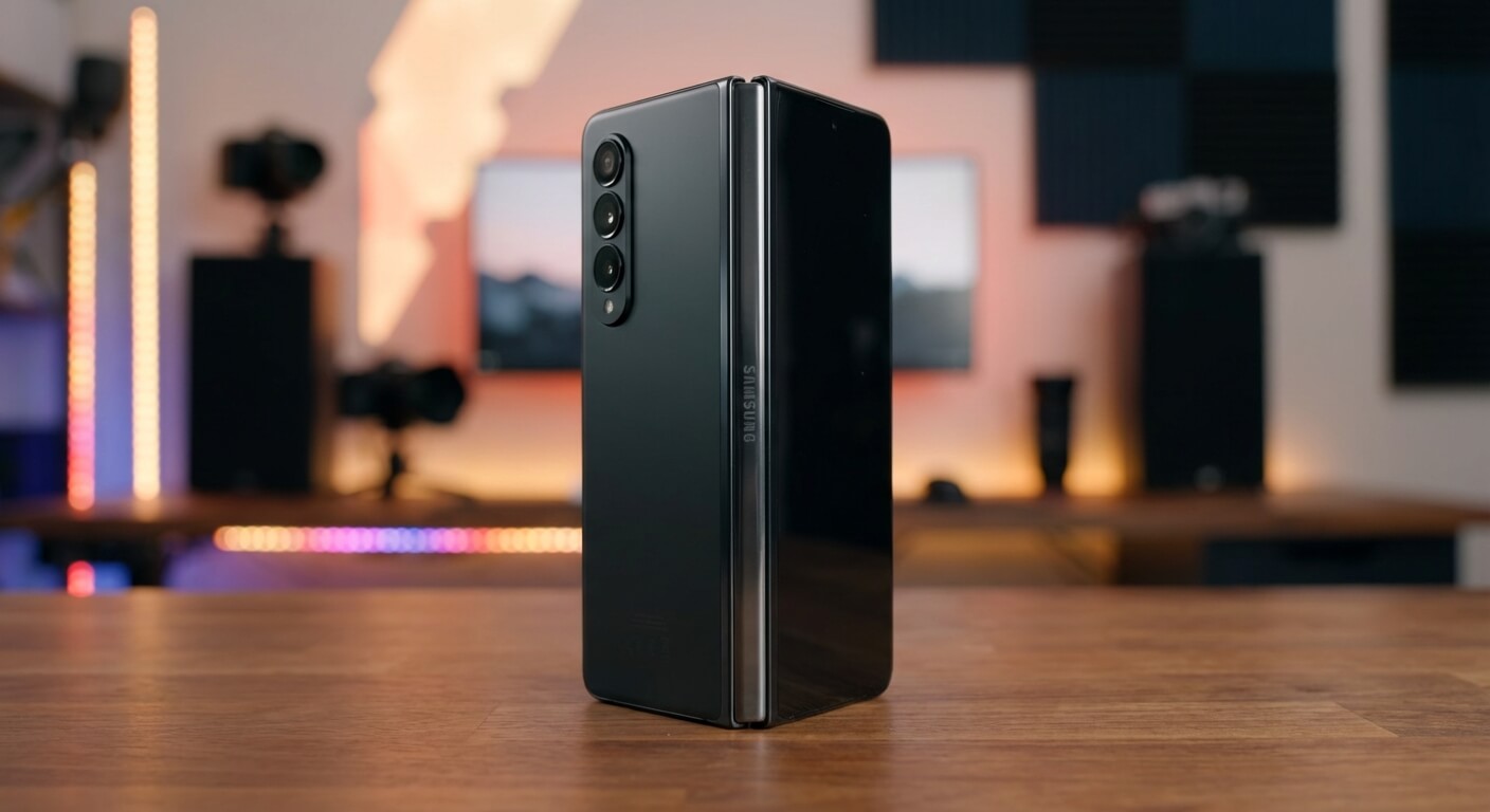 Bannière promotionnelle du Samsung Galaxy Z Fold 3 reconditionné