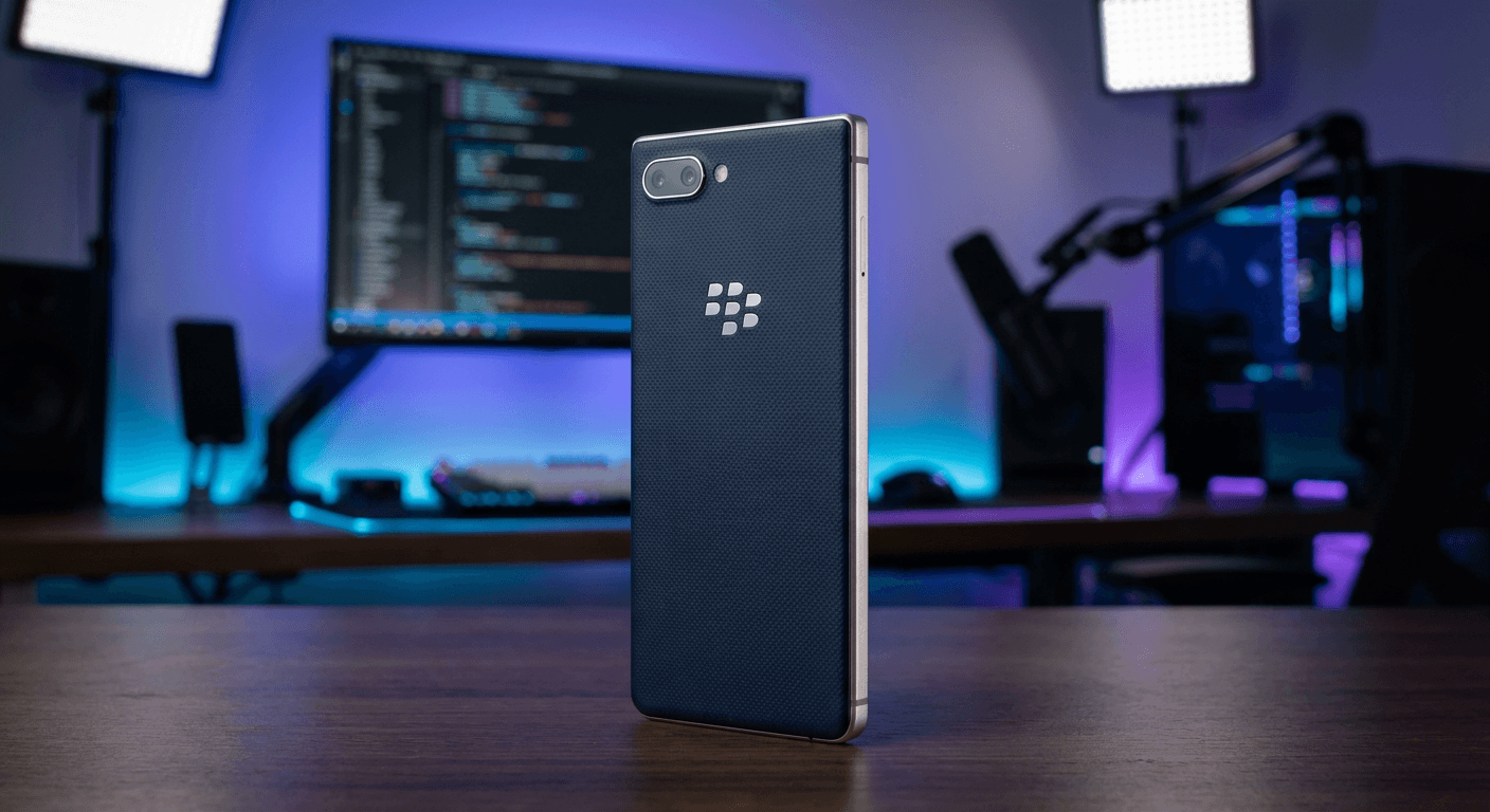 Bannière promotionnelle pour le BlackBerry Key2 LE reconditionné