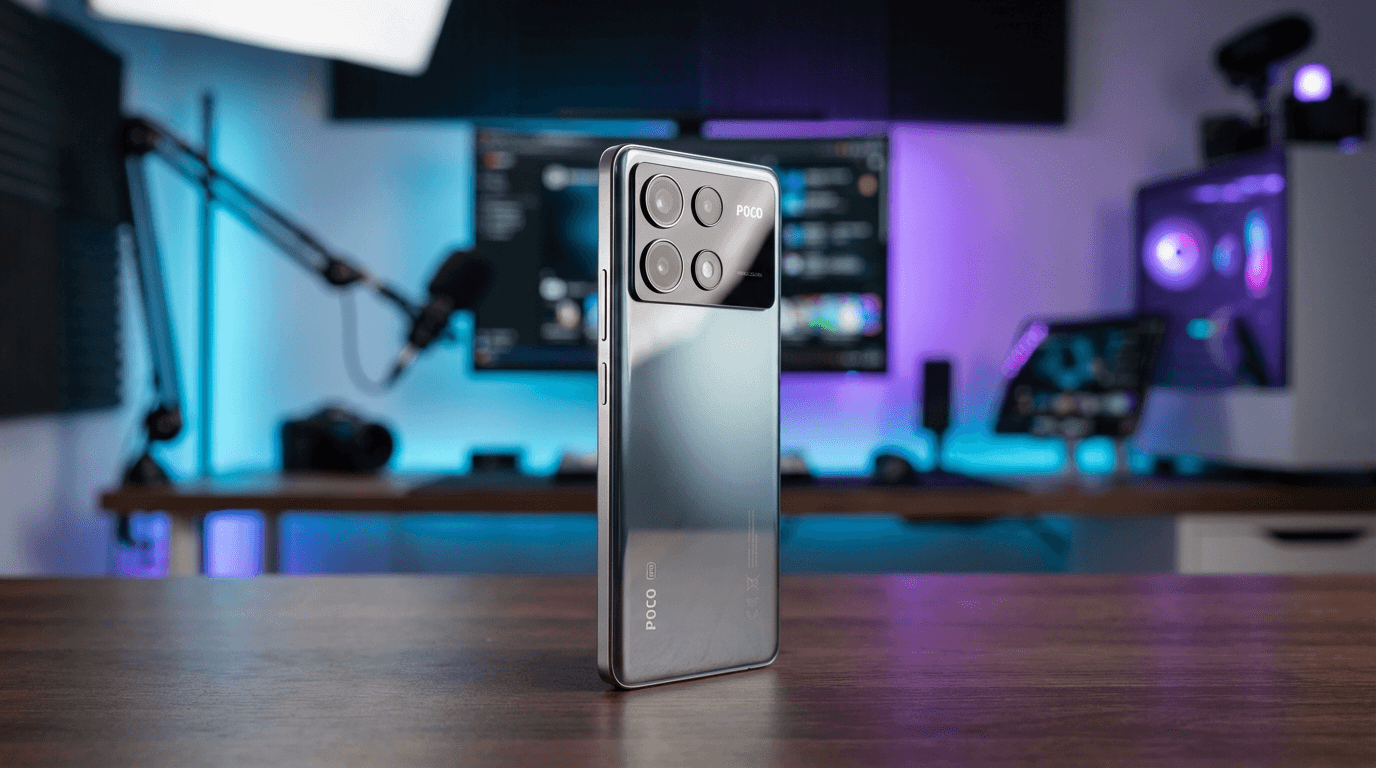 Bannière promotionnelle présentant le Xiaomi Poco X6 Pro reconditionné