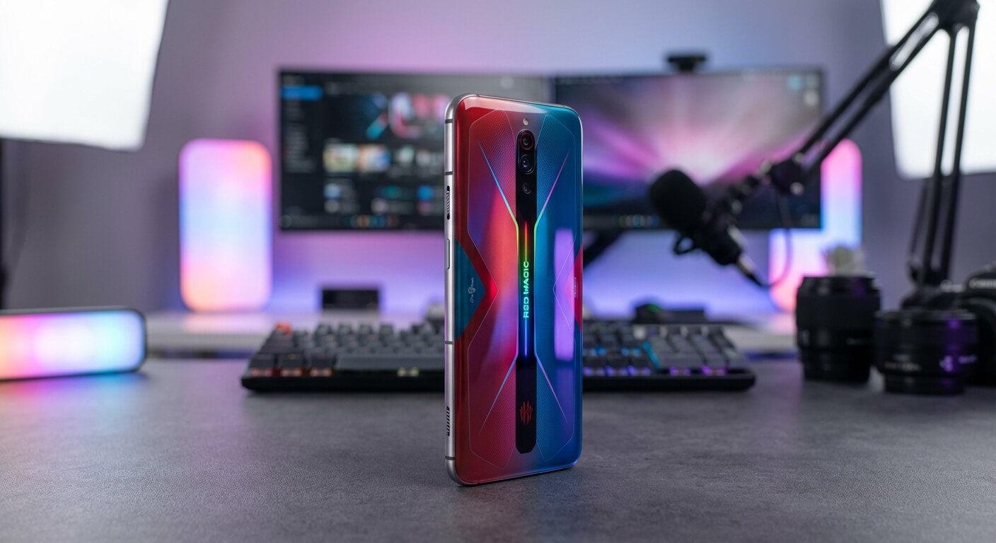 Bannière promotionnelle du Nubia Red Magic 5G disponible en reconditionné