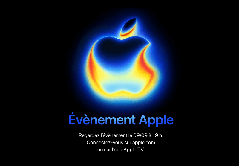 Page de teasing Apple annonçant la sortie de l’iPhone 17 le 9 septembre 2025