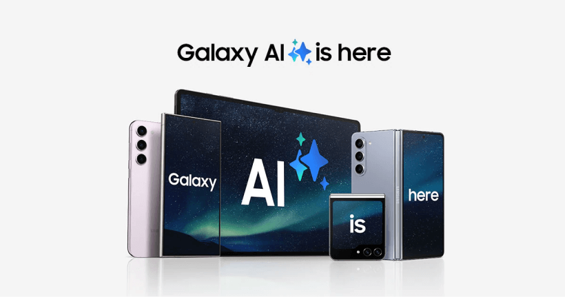 Bannière de présentation de Samsung Galaxy AI